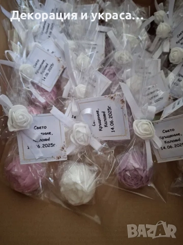 Спунена роза в купол, снимка 3 - Декорация - 52553087