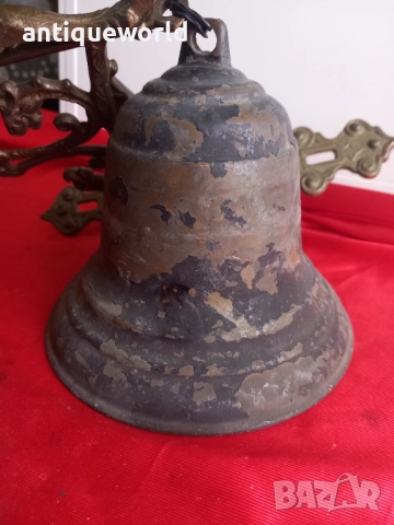 Стара Бронзова Камбана за Порта, Врата, снимка 2 - Антикварни и старинни предмети - 52845898