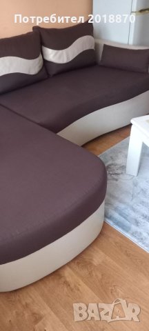 Ъглов диван с лежанка запазен, снимка 9 - Дивани и мека мебел - 41097594