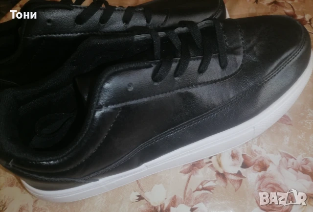 Нови Кожени Мъжки Маратонки 45, снимка 4 - Маратонки - 52793303