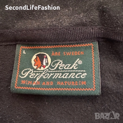 Дамско яке Peak Performance черно R&D размер L, снимка 2 - Якета - 52265690