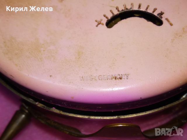 BLESSING REPEAT ALARM WEST GERMANY Стар РЯДЪК МОДЕЛ КОЛЕКЦИОНЕРСКИ МЕХАНИЧЕН НЕМСКИ БУДИЛНИК 26470, снимка 18 - Антикварни и старинни предмети - 44549441