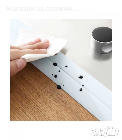 САМОЗАЛЕПВАЩА УПЛЪТНИТЕЛНА ЛЕНТА ЗА МИВКА, БАНЯ, ВАНА 3.2М Х 3.8СМ - код 3021, снимка 5 - Други стоки за дома - 34138946