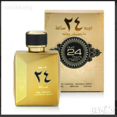 Луксозен арабски парфюм Oud 24 Hours Majestic Gold от Al Zaafaran 100ml черни орхидеи, иланг-иланг, снимка 2 - Унисекс парфюми - 41861427