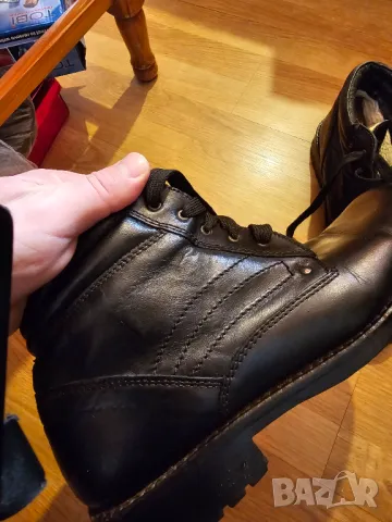 Военни кубинки боти номер 42  от телешка кожа и подплата от вълна армейски, снимка 4 - Мъжки боти - 48702464