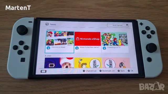 Nintendo Switch OLED 64 + 128 GB - бял, модчип, екстри, снимка 9 - Nintendo конзоли - 56138252