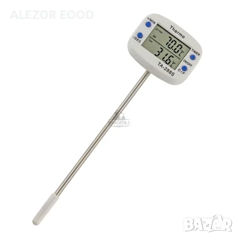 Дигитален термометър със сонда TA-288S Sound, 14 cm, с аларма