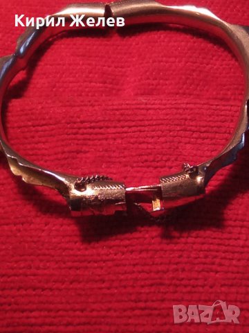 ВИНТИДЖ СТАРА РЕТРО АРТ СТОМАНЕНА ДЪЛБОКО ПОСРЕБРЕНА АРТ ГРИВНА МАЙСТОРСКА ИЗРАБОТКА АНГЛИЯ 25200, снимка 16 - Антикварни и старинни предмети - 34632222