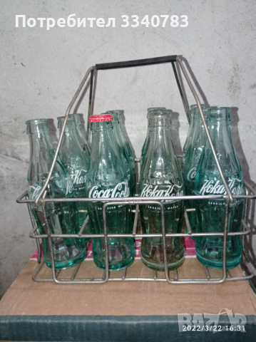 Оригинални бутилки на Кока Кола от 80те. Надпис на кирилица, снимка 2 - Други ценни предмети - 36195586