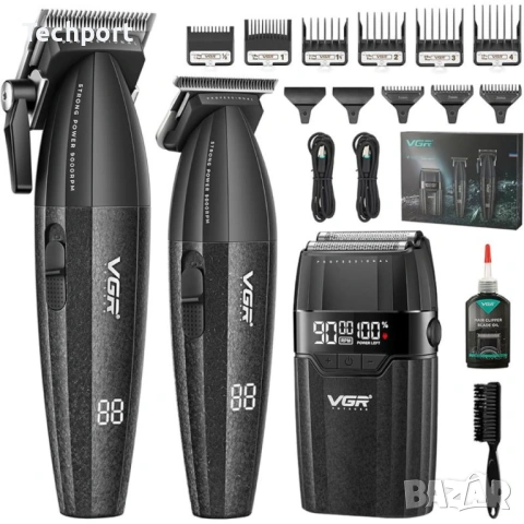 Професионален комплект VGR 640S3 – 3 в 1 (Черен)