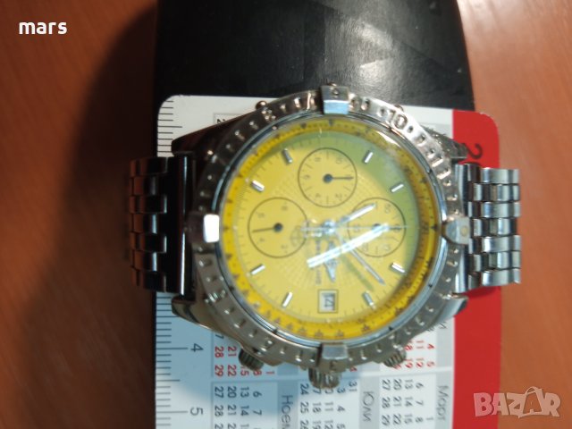 кварцов хронограф, снимка 7 - Мъжки - 39334203