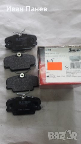 комплект предни дискови накладки SIMER 282  ITALY ЗА MERCEDES-BENZ 190, снимка 3 - Части - 35998185