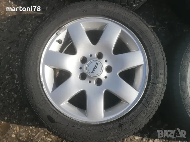 Комплект оригинални алуминиеви джанти за BMW 16 цола със зимни гуми. , снимка 3 - Гуми и джанти - 48934482