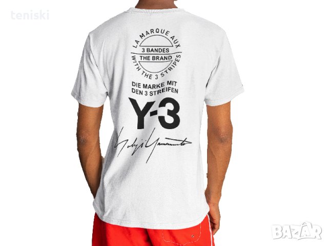 Тениски Y-3 Йоджи Ямамото Adidas Принт 8 модела, снимка 5 - Тениски - 42521602