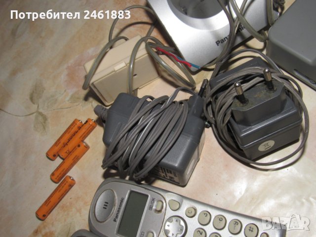СТАЦИОНАРЕН телефон Panasonik с две слушалки, снимка 4 - Стационарни телефони и факсове - 42056458
