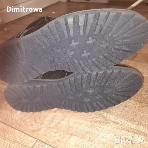 н.44 AM SHOE Mens Leather Lace Up Boots, снимка 5 - Мъжки боти - 47489158