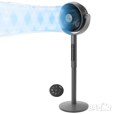 Циркулационен вентилатор Levoit Pedestal Circulator Fan LPF-R432-AEUR, снимка 11 - Вентилатори - 51723365