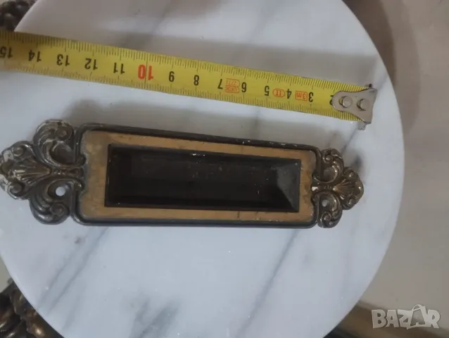 дръжкa за плъзгащи вратa,табелкa за врата,поставкa за звънец, снимка 4 - Антикварни и старинни предмети - 48266401