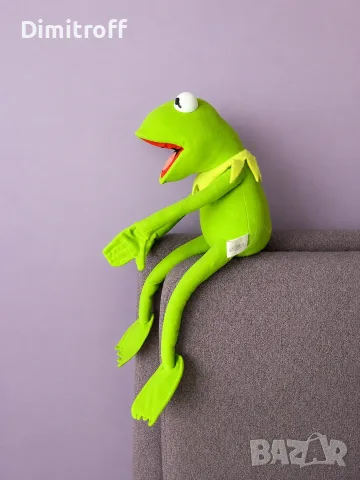 Винтидж плюшен Кърмит – The Muppets, NANCO, 43 см, снимка 2 - Плюшени играчки - 55802856