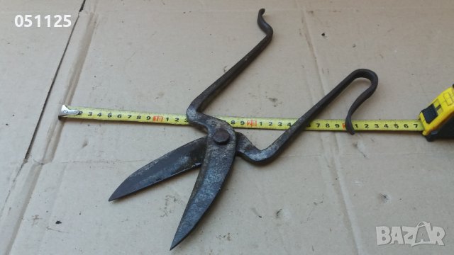 Кована абаджийска ножица , снимка 10 - Антикварни и старинни предмети - 41042873