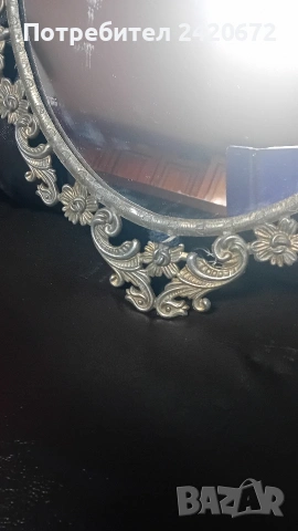 огледало в стил барок, снимка 2 - Антикварни и старинни предмети - 53204375