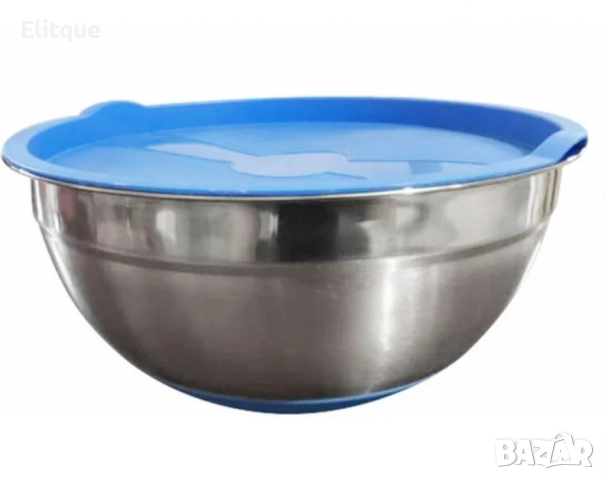 Купа от неръждаема стомана с капак и противоплъзгаща се силиконова основа - 2бр, снимка 4 - Други - 52744894