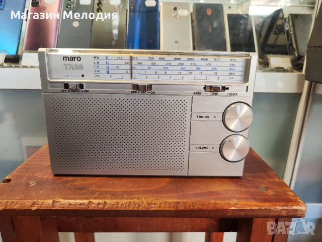 Радио MARO TR38 В отлично техническо и визуално състояние., снимка 3 - Радиокасетофони, транзистори - 35540739