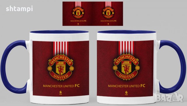 Чаша Манчестър Юнайтед Manchester United Керамична, снимка 6 - Фен артикули - 34820983