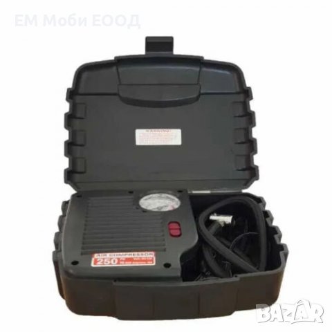 Мотоциклет автомобилен компресор въздушен компресор автомобилни гуми 12V 250PSI в куфар, снимка 2 - Аксесоари и консумативи - 38803949