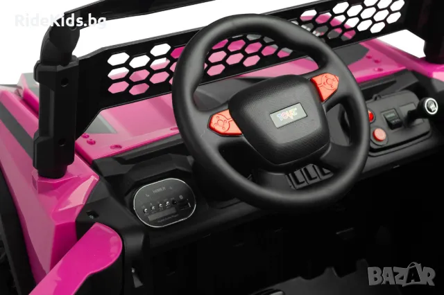 Офроуд акумулаторен автомобил BLAZE, Циклама – 4x4, до 35кг., с дистанционно и LED, снимка 10 - Детски велосипеди, триколки и коли - 49976461