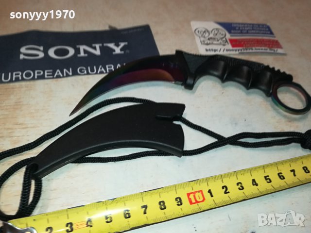 НОЖ С КАНИЯ ИЗВИТ 2608231850, снимка 3 - Ножове - 41975051