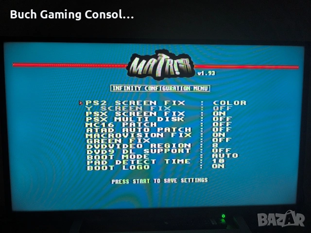 Playstation 2 Slim Matrix v1.93 / Перфектно състояние!, снимка 2 - PlayStation конзоли - 53639800