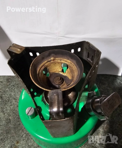 Съветски бензинов котлон примус Шмель 2 части, снимка 2 - Антикварни и старинни предмети - 52200848