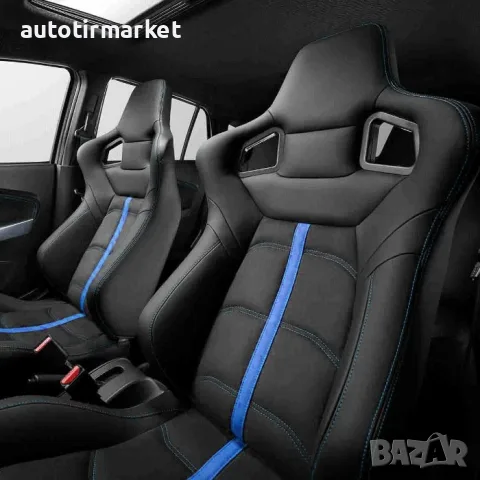 Спортни седалки 9012 – ЧЕРНО/СИНЬО – 1851576