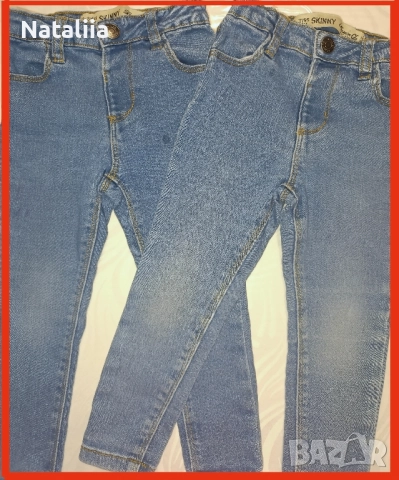 2 чифта скинни дънки Denim Go – 2–3 г. / 98 см
