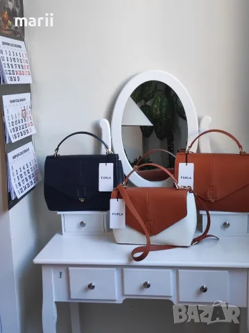 Чанта Furla естествена кожа , снимка 3 - Чанти - 53611318