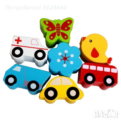 Дървен куб със сортер, снимка 9 - Образователни игри - 41229820