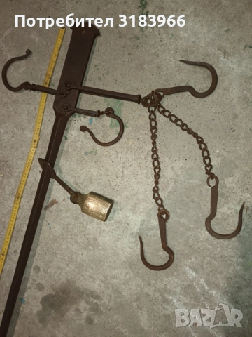 голям кантар работещ тегли до 100 килограма, снимка 13 - Други ценни предмети - 40170686