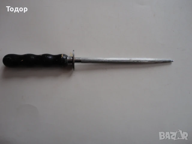 Стар масат точило дървена дръжка , снимка 3 - Ножове - 50582730