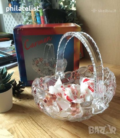 Walther Glas Carmen - кошница , 190 mm, снимка 3 - Декорация за дома - 40310828