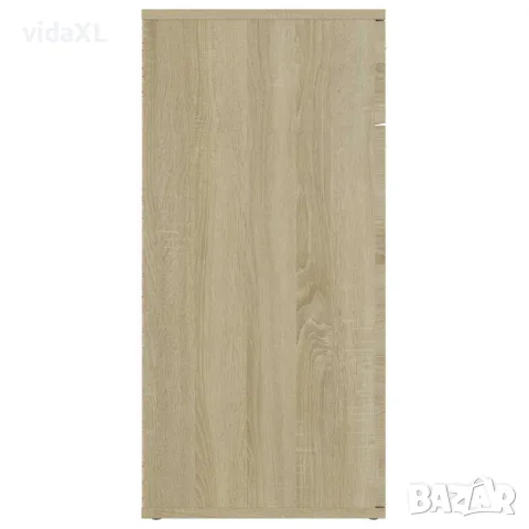 vidaXL Бюфет, дъб сонома, 80x36x75 см, инженерно дърво, снимка 7 - Бюфети - 56147840