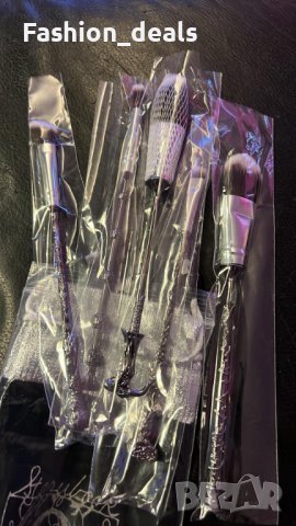 Нов Комплект четки за грим 5 броя Грижа за кожата Красота Козметика, снимка 8 - Други - 40180922