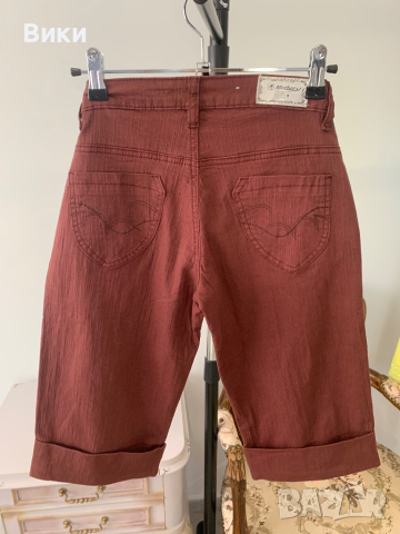 Къси дънки до коляното в размер S, снимка 14 - Дънки - 44687499