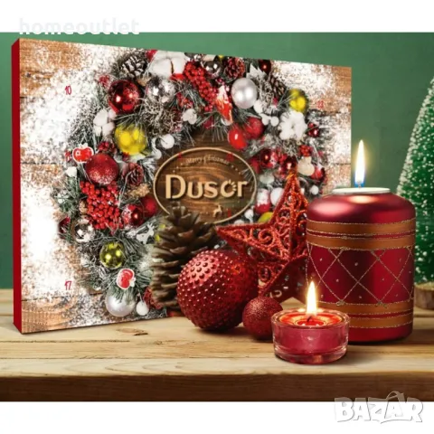 ПРОМОЦИЯ Коледен адвент календар с ароматни свещи DUSOR X0017HDP23, снимка 2 - Други - 48393018