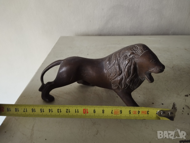 Стара статуетка лъв, снимка 4 - Статуетки - 44717722