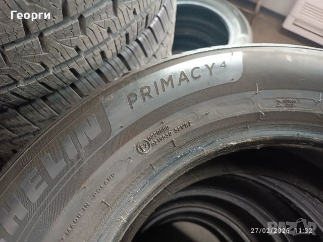 4бр.летни гуми 205/65/15 Michelin, снимка 4 - Гуми и джанти - 53663831