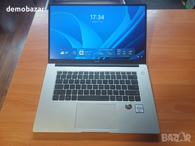 Huawei Matebook 15 Ryzen 5/ 256GB SSD/8GB Като нов с батерия до 8 часа, снимка 2 - Лаптопи за дома - 51054388