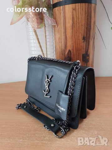 Луксозна Черна чанта YSL код SG-F13, снимка 2 - Чанти - 41863253