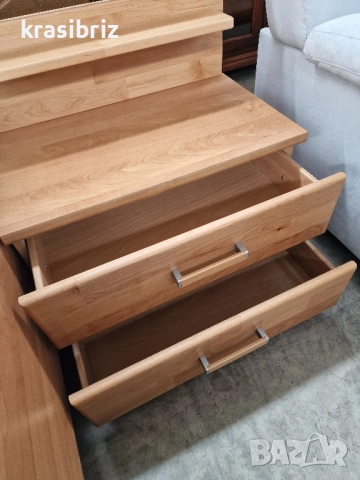 К-т Масивна Спалня-180/200см..с Нощни Шкафчета и Скрин -внос от Германия!, снимка 5 - Спални и легла - 52165978