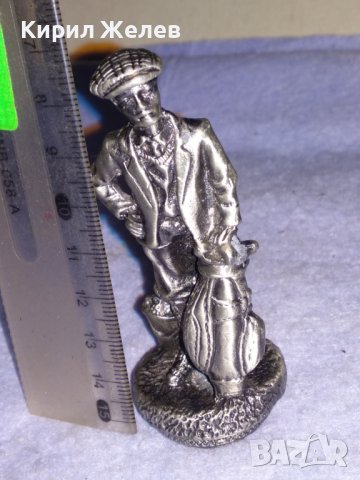 ГОЛЯМА МЕТАЛНА СРЕБРИСТА КОЛЕКЦИОНЕРСКА РЯДКА АРТ ФИГУРКА СТАТУЕТКА Магнит НЕ я ЛОВИ 38416, снимка 15 - Колекции - 41398935